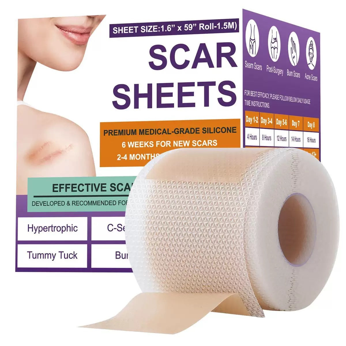 Blizkox™ ✅MEDICAL-GRADE SILICONE SCAR RECOVERY SHEETS（副本）