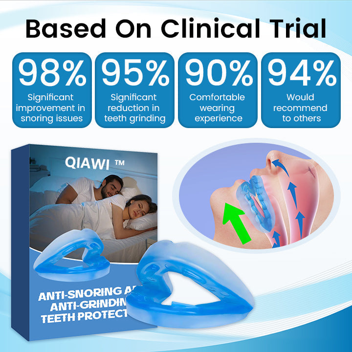 🌙🌙 SILENT NIGHTS, STRONG TEETH! 🦷 QIAWI™ Anti-Snoring Guard