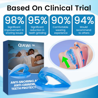 🌙🌙 SILENT NIGHTS, STRONG TEETH! 🦷 QIAWI™ Anti-Snoring Guard